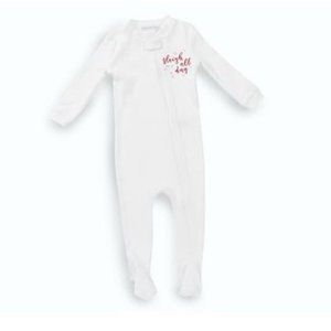 Pottery Barn Kids Sleigh All Day Nursery One Piece Pajama 3-6 Months NWT